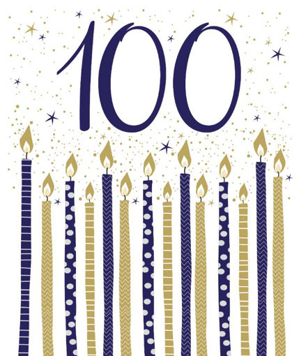 Picture of 100TH BIRTHDAY CARD MALE